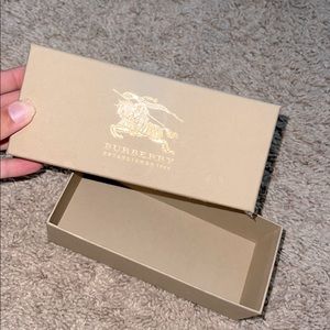 Empty Burberry sunglasses box!